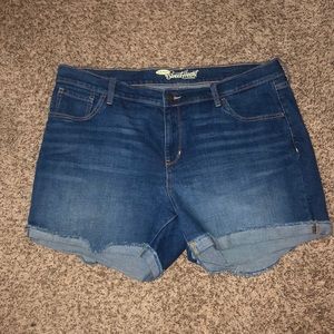 Dark Wash Jean Shorts